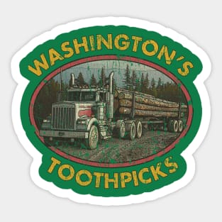 Washington's Toothpicks 1995 Sticker